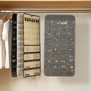 48/80 Bolso Porta Joias Organizador De Bijuterias Grande Joias Tela Saco De Armazenamento em Oferta na Shopee