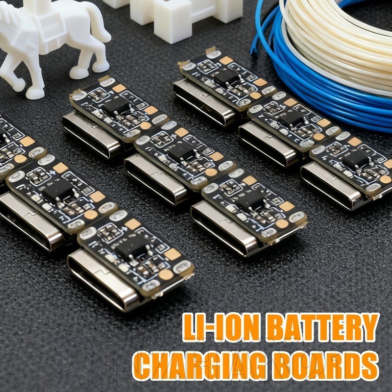 Mini Placa De Carregamento De Bateria De Íon-Lítio 4.2V-Módulo De Proteção De Energia-Componente Eletrônico-Tensão Const