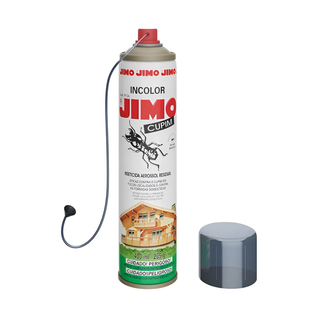 Inseticida Spray Mata Cupim Incolor Proteção Madeira 400ml