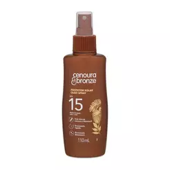 Bronzeador Corporal em Óleo Cenoura & Bronze Spray FPS15 110ml