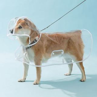 Capa de Chuva Pet Impermeável Proteção Cachorro Grande Médio Pequeno Porte Passeio Chuva LR-0180 em Oferta na Shopee