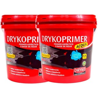 Kit 2 Primer asfáltico 3,6l Manta Liquida para mantas e fitas asfálticas - DrykoPrimer em Oferta na Shopee