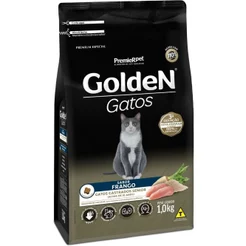 Ração GoldeN Sênior Gatos Castrados Frango 1 kg