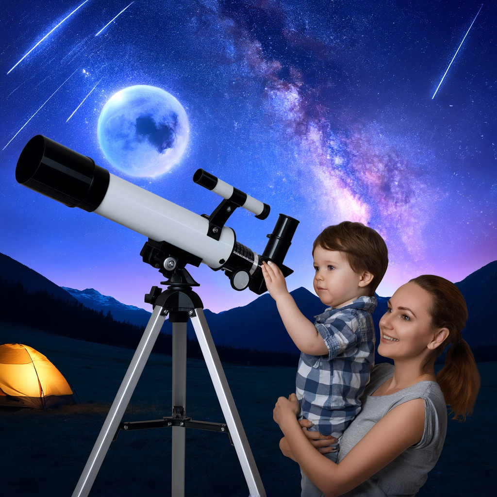 Telescópio Astronômico Tripé Ajustável 6000X telescope Astronomica Profissional Telescópio luneta
