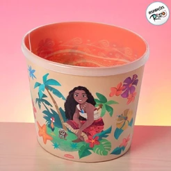 Balde de Pipoca - Moana 2 - 2,1l - 1 unidade - Disney Original - Rizzo
