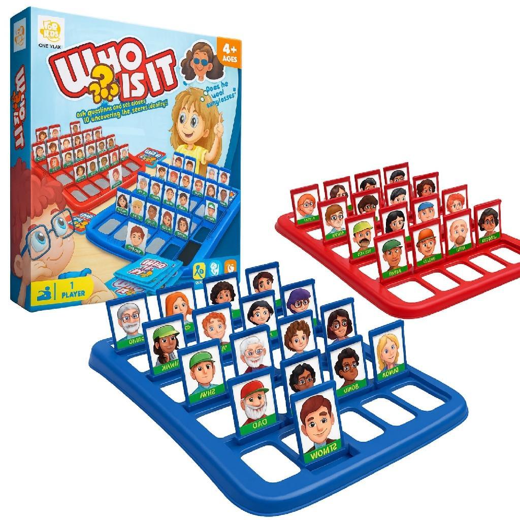 Jogo Quem Sou Eu Educativo Brinquedo Tabuleiro Cara a Cara - Diversão em Família
