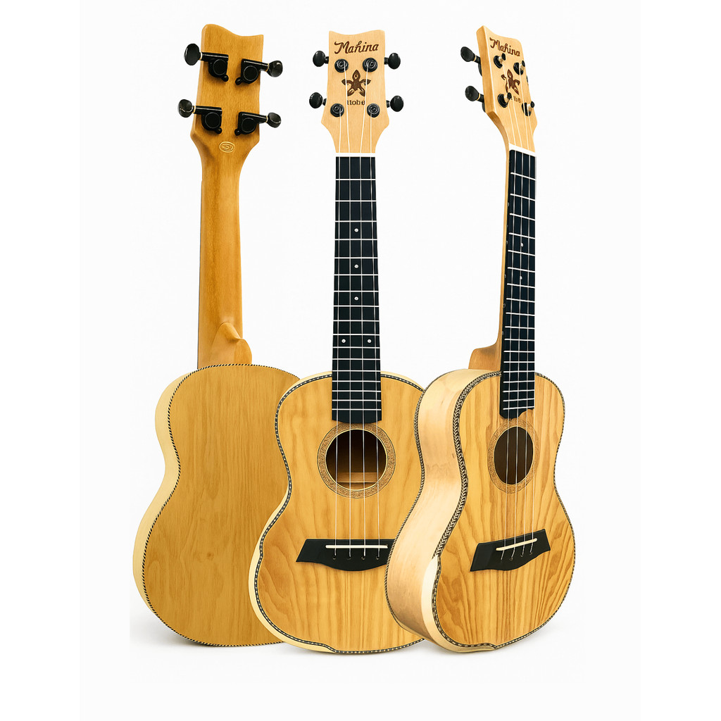 Ukulele Concert Acústico 23k Mahina Profissional Hoku Madeira Natural Linha Premium em Oferta na Shopee