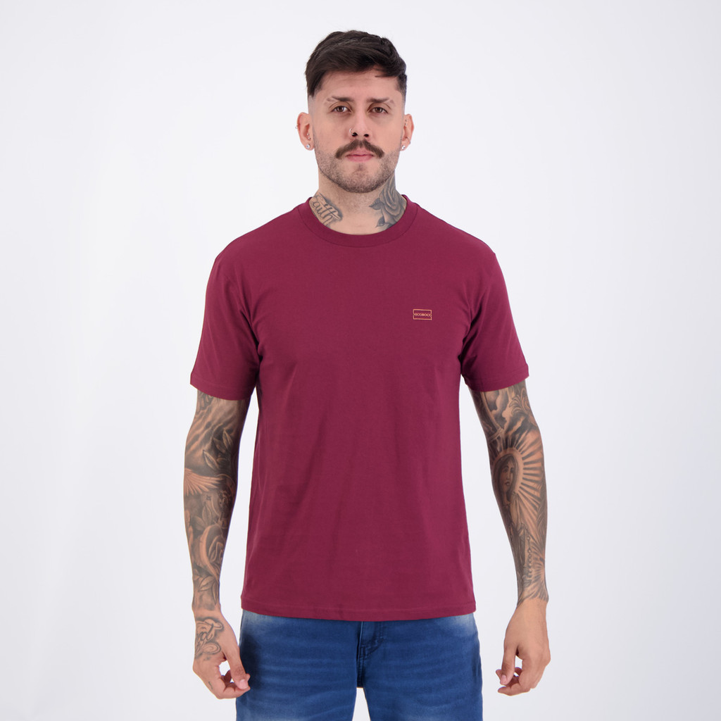 Camiseta Nicoboco Grace Bordô