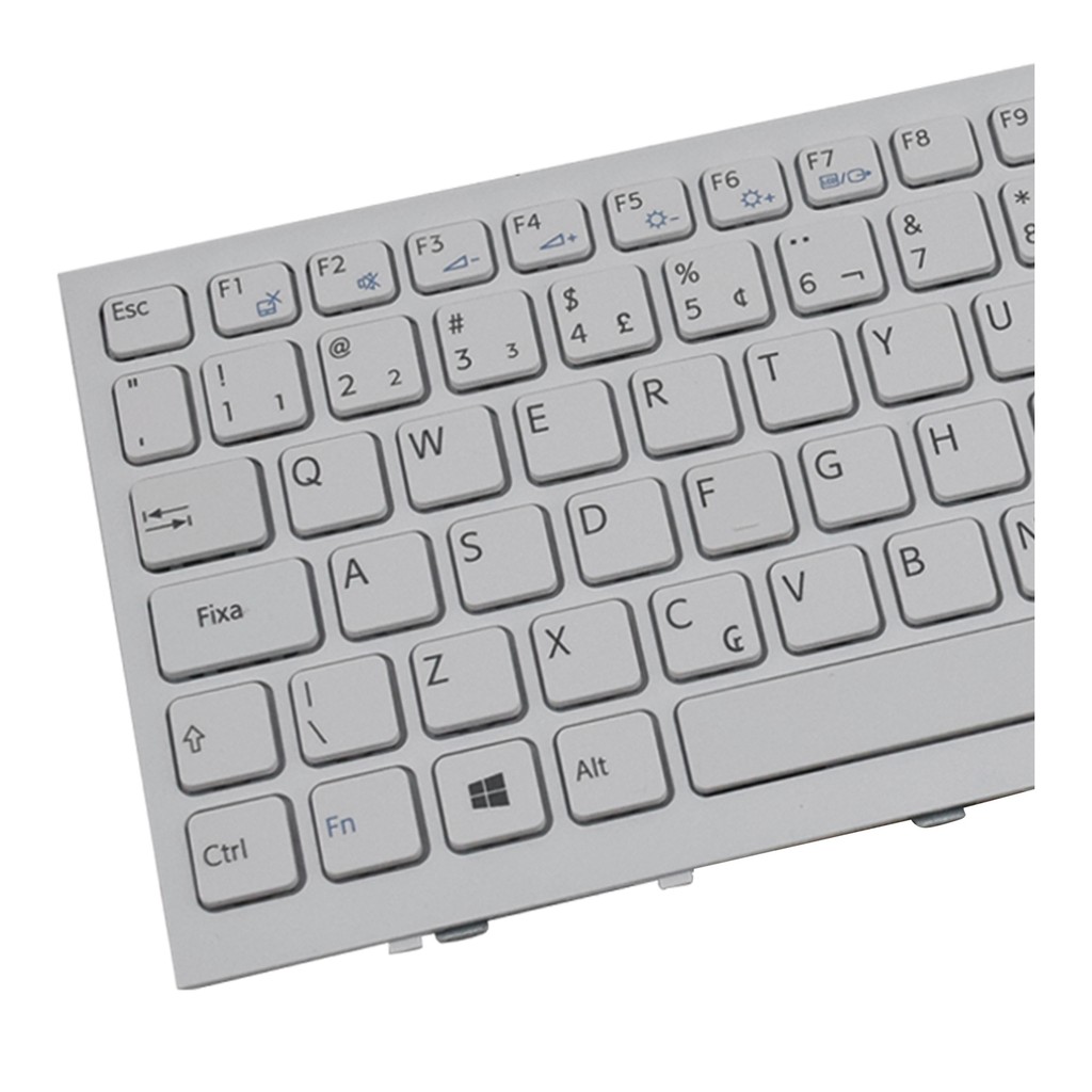 Teclado para Notebook Sony Vaio Part Number AEHK1600020 | Branco ABNT2 - detalhe