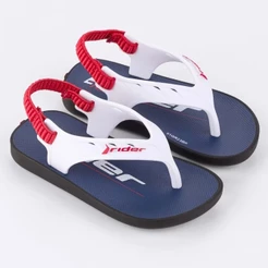 Chinelo Rider Street Fun Baby - Azul e Vermelho