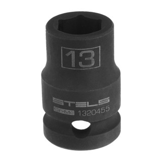 SOQUETE DE IMPACTO ENCAIXE 1/2POL SEXTAVADO 13MM 1PC STELS em Oferta na Shopee