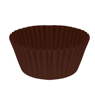 Forminha para Doce No 5 Marrom Dentro e Fora 100 Unid. em Oferta na Shopee