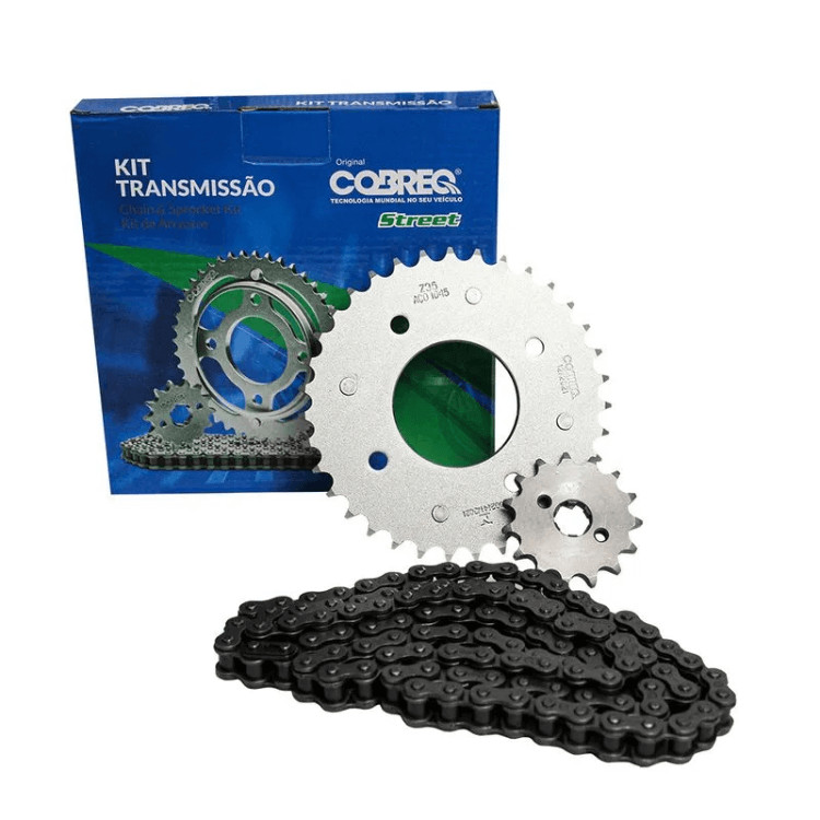 Kit Relação Transmissão Biz 100 1998/2005 Cobreq