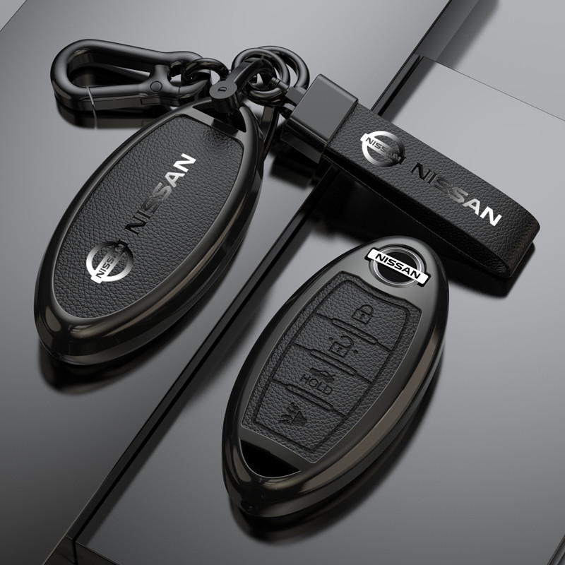 Nissan Liga Caso Chave Do Carro Capa Para Folha Qashqai J11 J10 X Trilha T32 Versa Nota Patrulha Ariya Rogue Fob Acessór