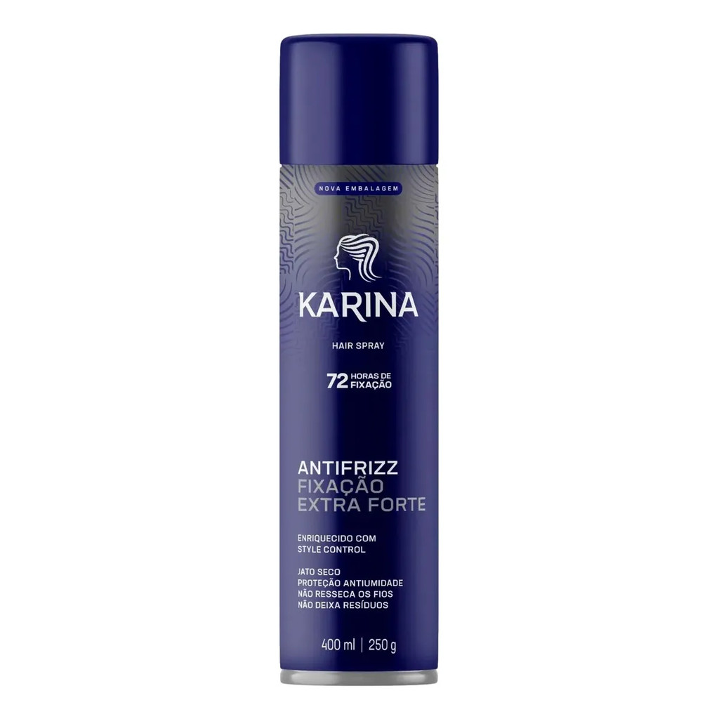 FIXADOR PARA CABELO ANTIFRIZZ EXTRA FORTE KARINA 400ML