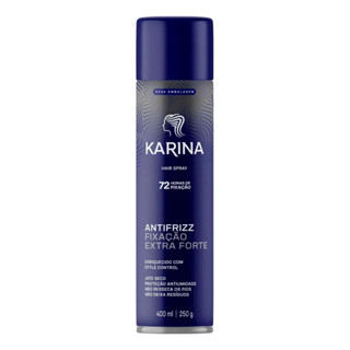 FIXADOR PARA CABELO ANTIFRIZZ EXTRA FORTE KARINA 400ML em Oferta na Shopee