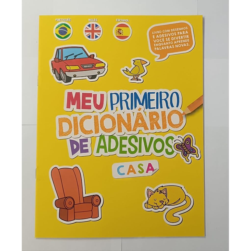 Meu Primeiro dicionario de Adesivos | Casa