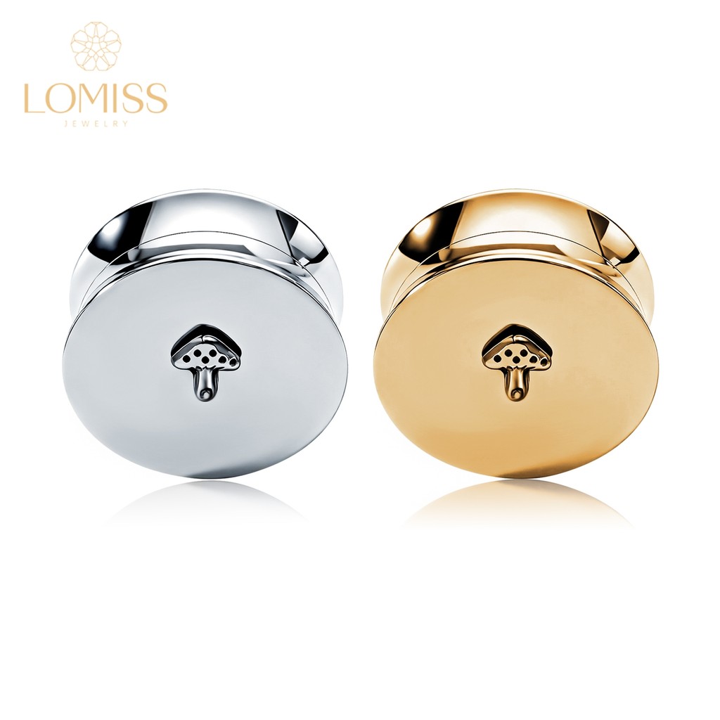 Alargador de Orelha Personalizado Cogumelo Aço Cirúrgico / Cobre