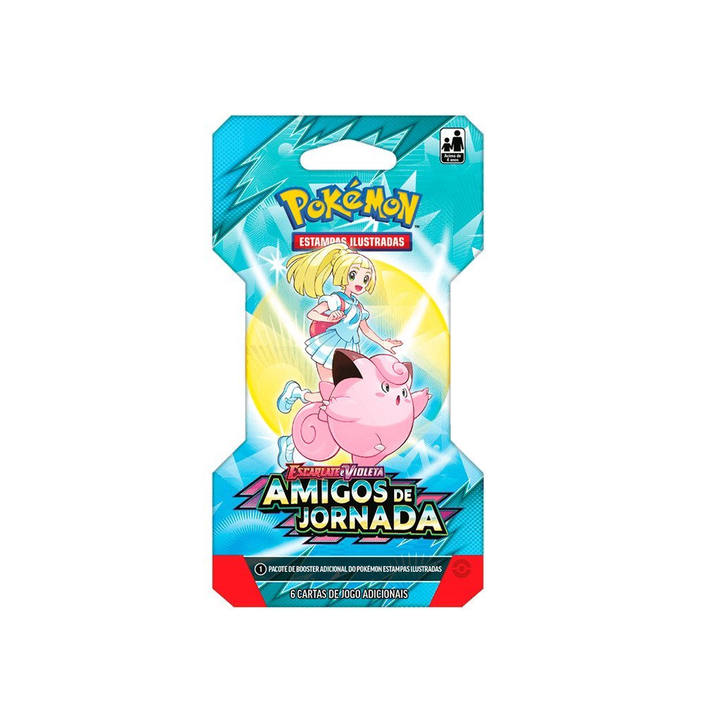 Blister Unitário Pokémon Escarlate e Violeta: Amigos de Jornada - Clefairy em Oferta na Shopee