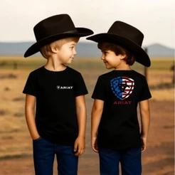 Camisa Infantil Camiseta Unissex Estilo Country Rodeio kids