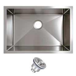 Cuba Aço Inox 3mm Premium 65x45cm + Válvula Brcubas