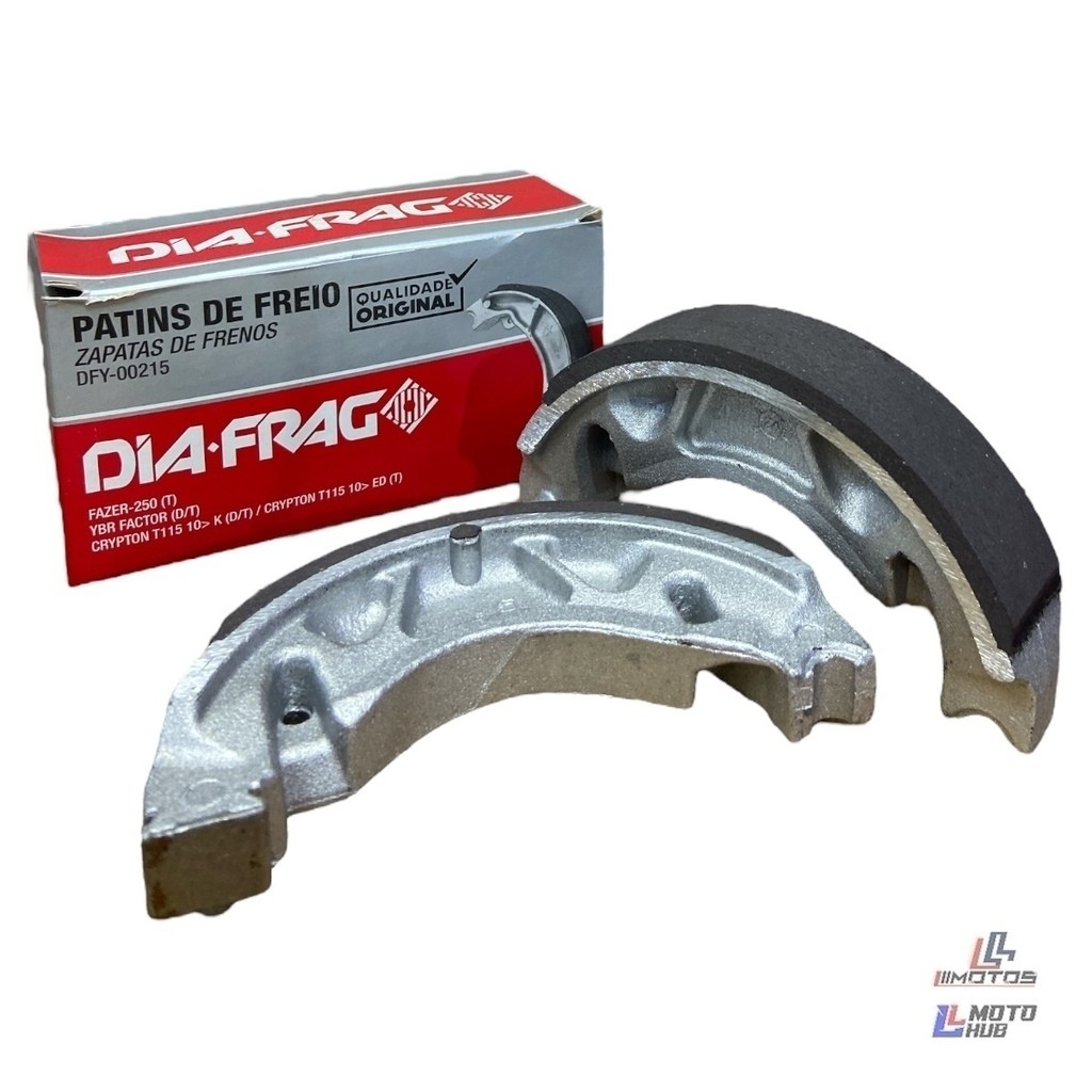 Patin De Freio Ybr Factor / Fazer 250 Dfy-00215 Diafrag