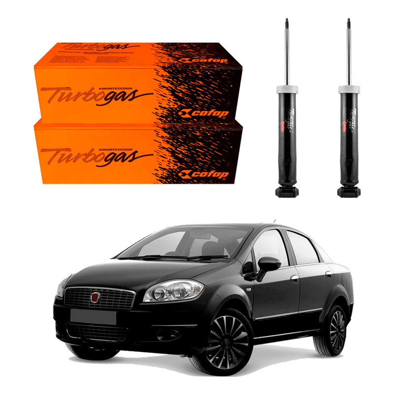 Par Amortecedor Traseiro Fiat Linea 1.8 1.9 2009 A 2016 em Oferta na Shopee