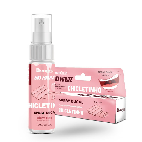 Spray Bucal Chicletinho 15ml Bio Halitz - Natuflores