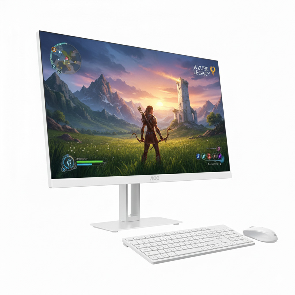 Computador All in One  Armazenamento SSD 512GB i5 16GB RAM Wi-Fi Integrado DDR3 USB HDMI VGA c/ Teclado Mouse inclusos