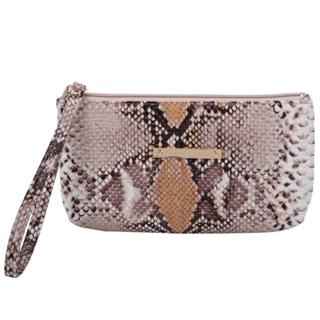 Carteira Alça de Mão Grande Fellipe Krein Ss23 Fk657 - Marrom em Oferta na Shopee