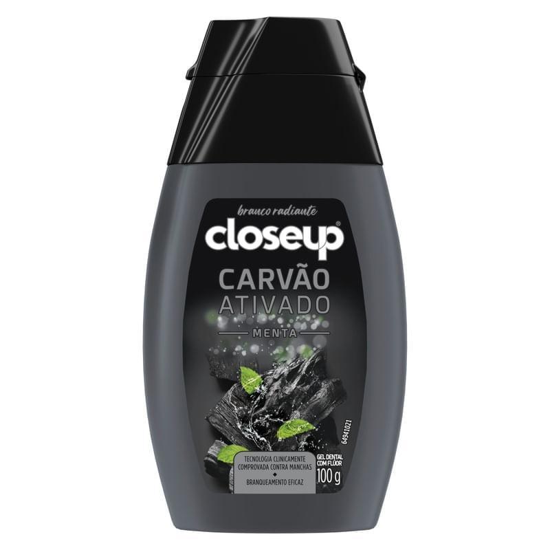 Gel Dental Closeup Carvão Ativado Menta 100g