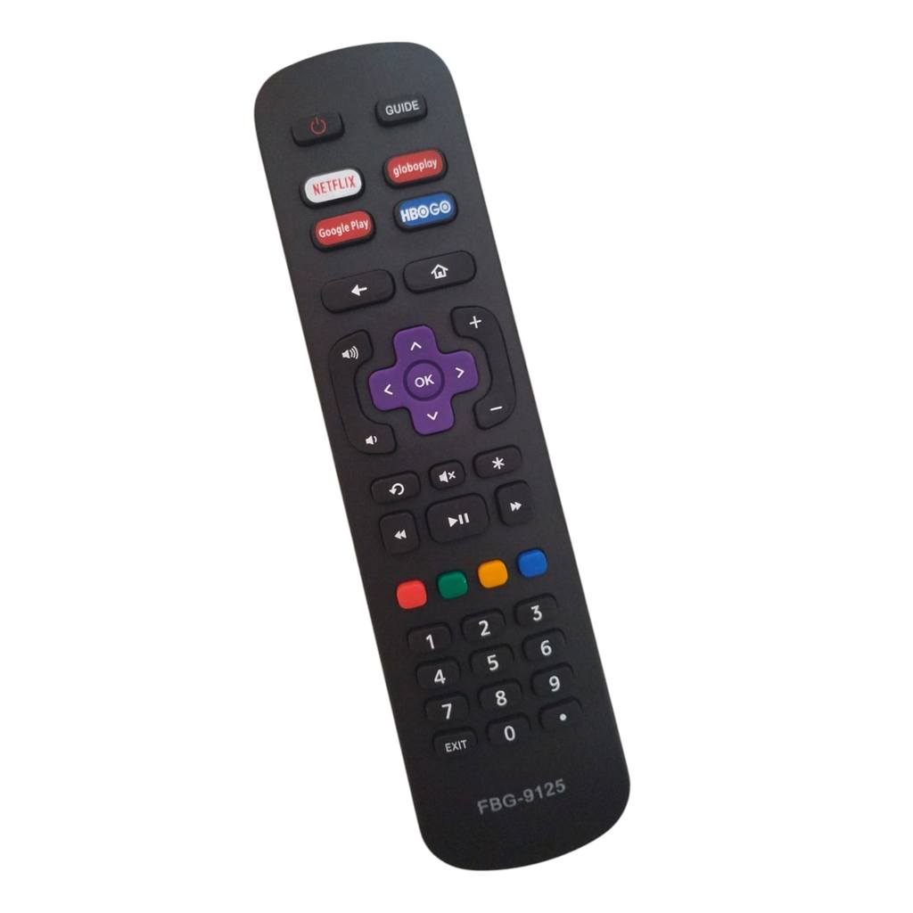Controle Remoto Tv Aoc Roku HBO NETFLIX  43S5195/78 - 32S5195/78