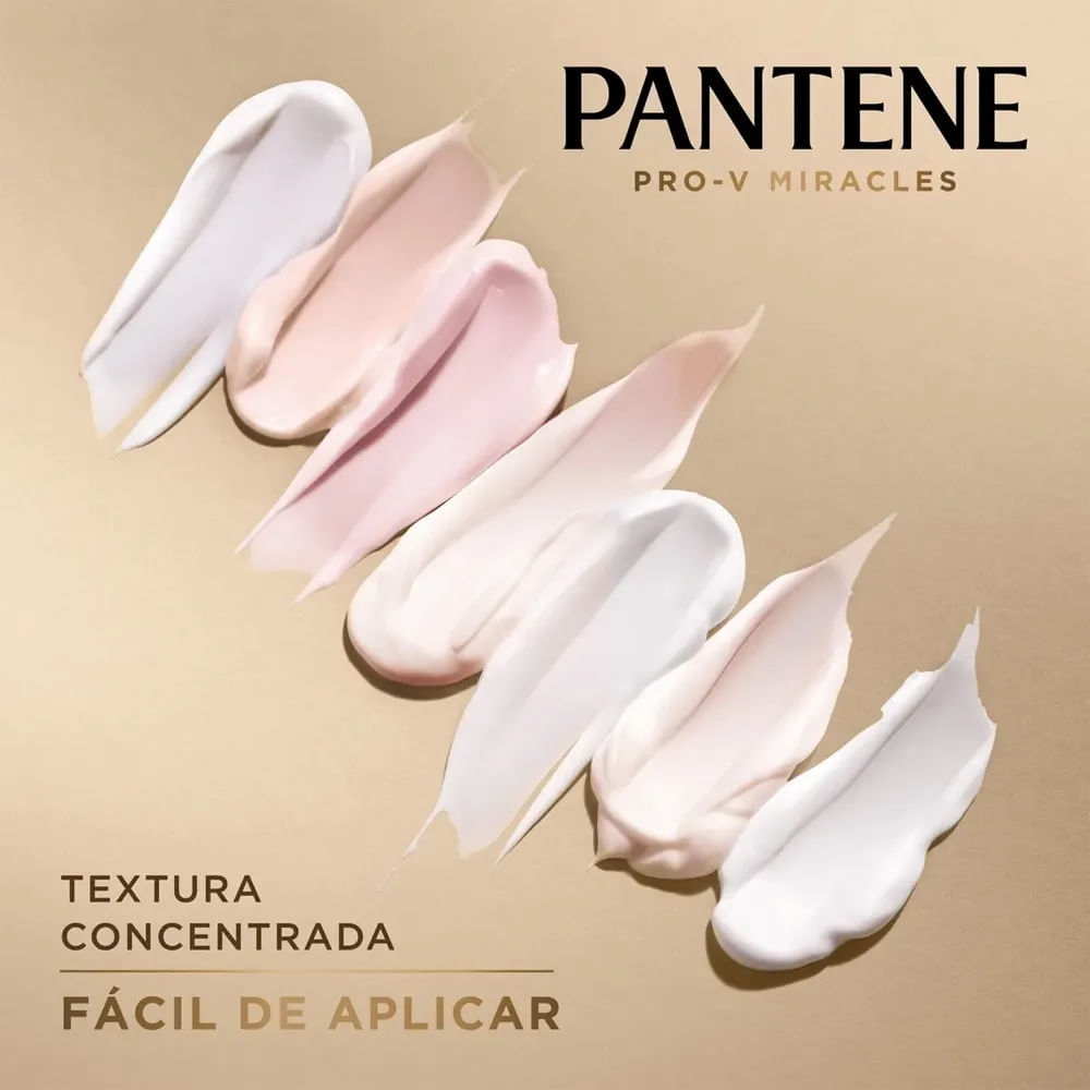 Detalhes do Kit Pantene Colágeno Shampoo 300ml + Condicionador 150ml + Creme Para Pentear 240g