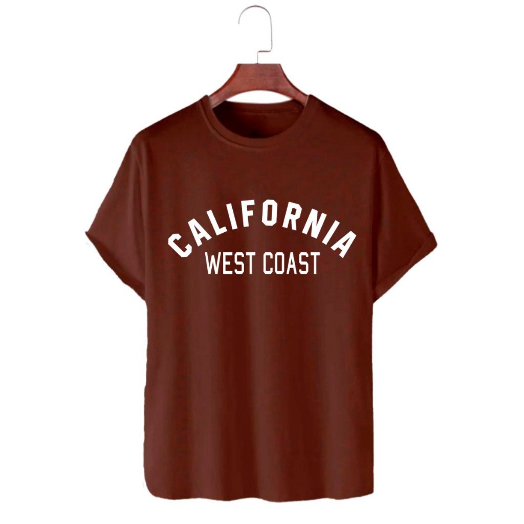 Camiseta Camisa Estampada Califórnia Feminina e Masculina 100% Algodão Promoção Postagem Imediata