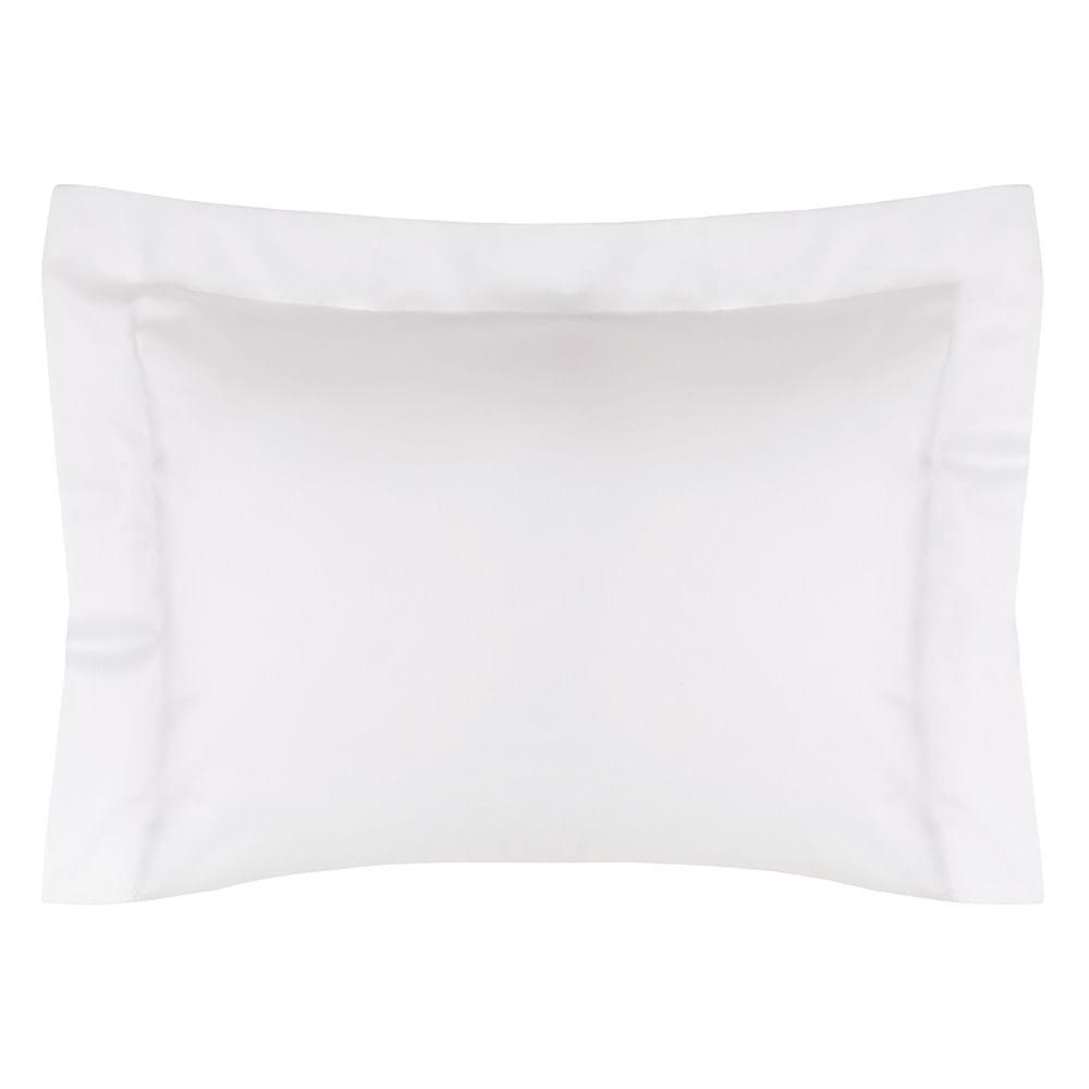 Fronha 50cm x 70cm Altenburg Algodão Lux 200 Fios Branco