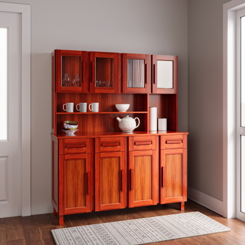 Armário para Cozinha 8 Portas São Luis Mel