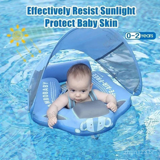 Boia de Natação para Bebês com Capa, Linha Sólida, Boia de Piscina para Crianças, Boia Flutuante Não Inflável, Acessório