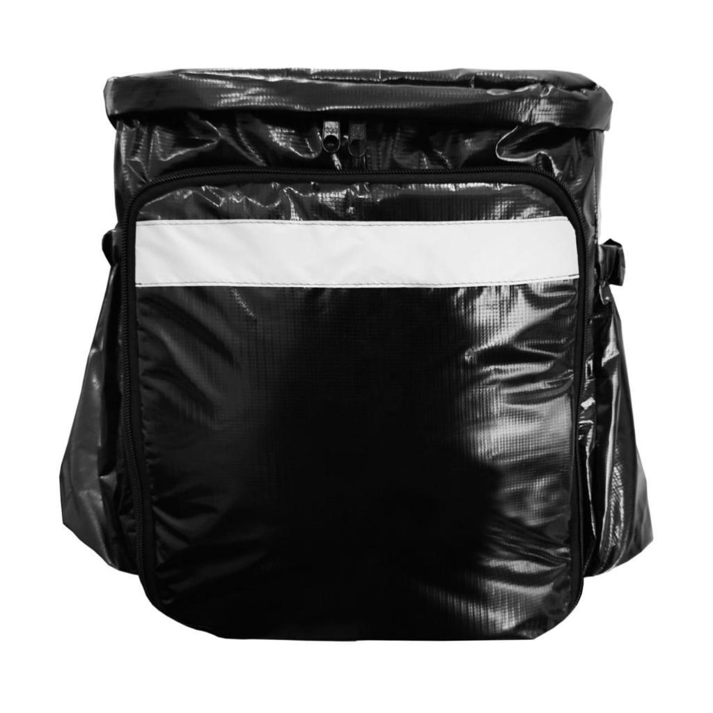 Bolsão Lona Mochila Expansiva Térmica Laminada para Delivery entregas 80L a 90L 99food Ifood Motoboy