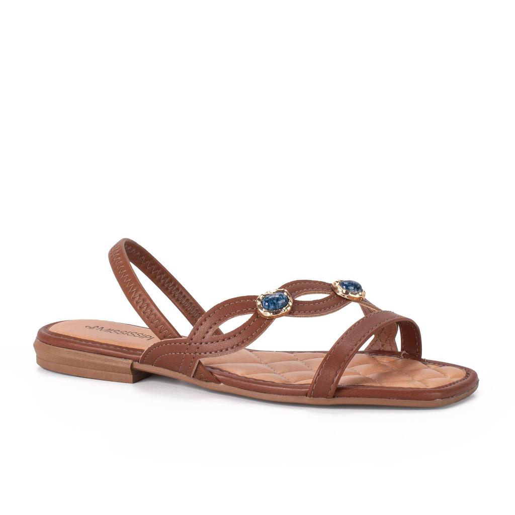 Sandália Mississipi Rasteira Feminina J0392 em Oferta na Shopee