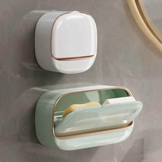 Saboneteira de Parede 2 Modelos com Bandeja de Drenagem,Mantém o Sabonete Seco,Suporte de Sabão em Oferta na Shopee