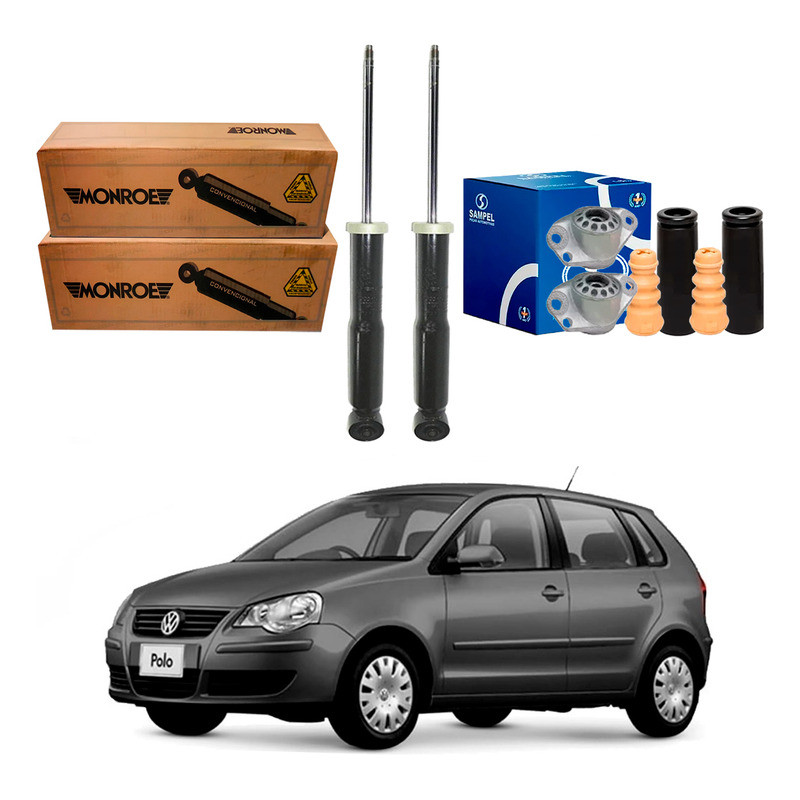 Kit Amortecedor Traseiro' Polo 1.6 2007 A 2011
