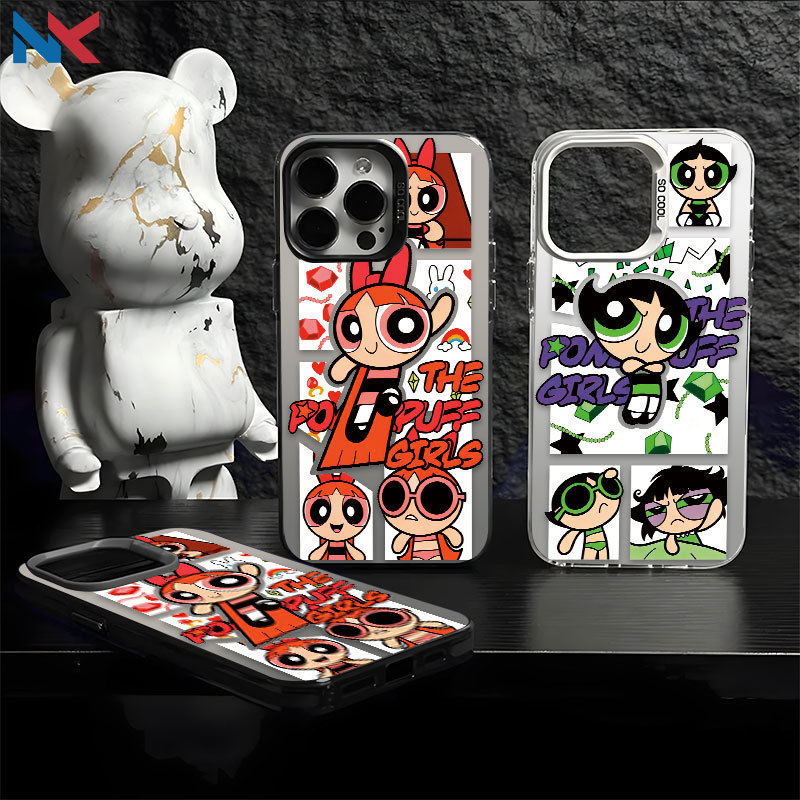 Bonito Para Samsung S24 Plus S23 FE S23Ullta S21 S22 S20 A56 A55 A54 A16 A15 A35 IMD Telefone Meninas Superpoderosas NKC