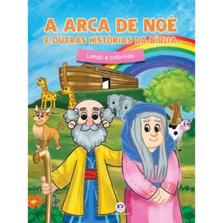 A Arca de Noé e Outras Histórias da Bíblia | Lendo e Colorindo em Oferta na Shopee