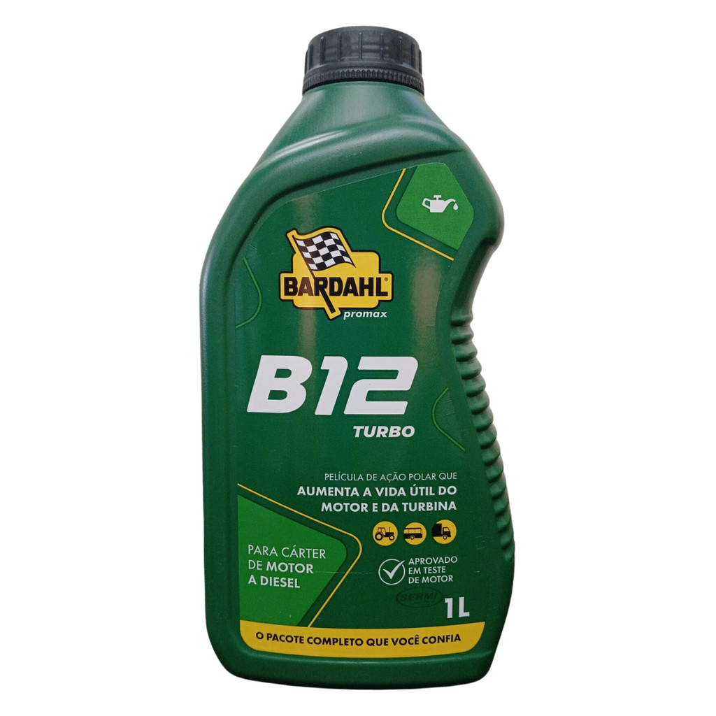 Aditivo Bardahl Para Óleo Lubrificante Motor Diesel B12 Turbo 1 Litro Caminhao em Oferta na Shopee