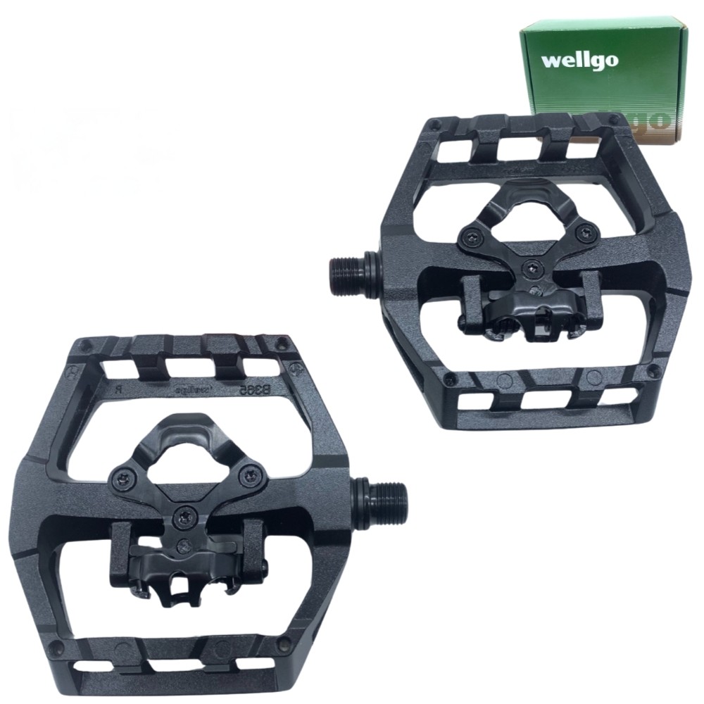Pedal Mtb Wellgo B365B 9/16 Clip E Plataforma Alumínio Prata