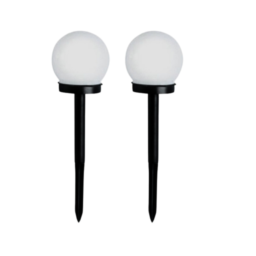 Luminárias Led Baliza Solar 8 horas de operação Jardim Área Externa Redonda VANT3