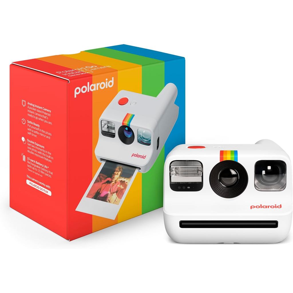 Polaroid Go Generation 2 – Mini Câmera Instantânea – Branca (9097) – Compatível apenas com Go Film
