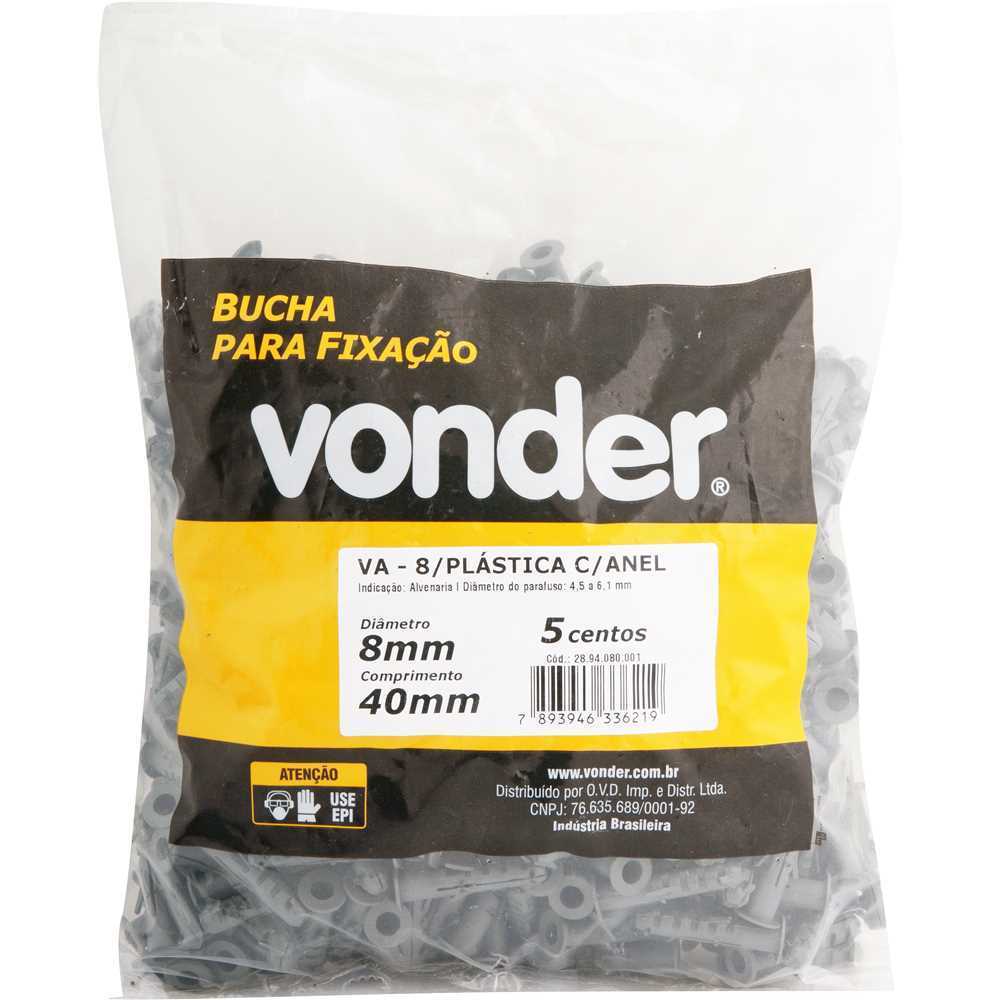 Bucha 8mm Vonder: Onde Comprar | BuscaProdutos