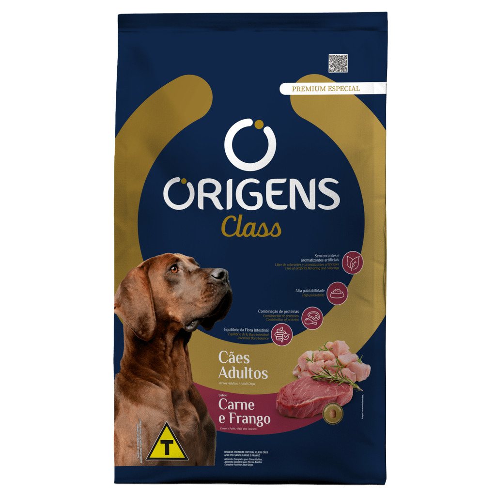 Origens Class Cães Adultos Carne e Frango 15kg em Oferta na Shopee