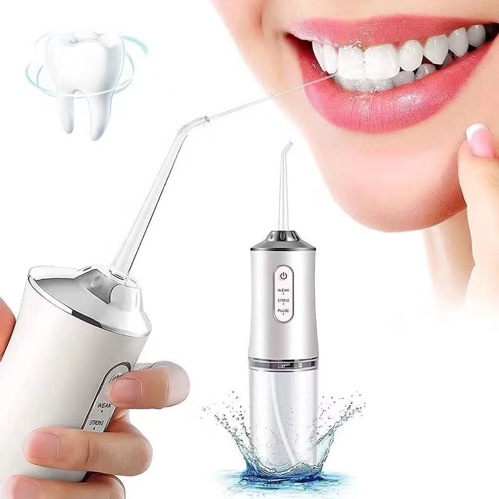 Irrigador Oral 220ML Water Portátil Sem Fio Recarregável Bivolt Dental Profunda Higiene Bucal Dental